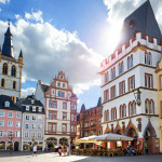 Trier – Hauptmarkt mit Sankt Gangolf und Steipe