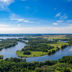 Die Havel im Havelland in der Nähe von Ketzin im Sommer