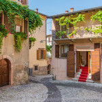 Malcesine, beautiful little town on Lake Garda. Veneto, Province of Verona, Italy.