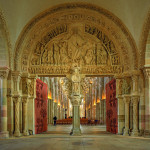 La basilique de Vézelay, Bourgogne, France