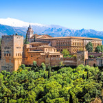 View of the famous Alhambra, Granada, Spain.